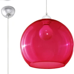 Clearance MyMobel Sollux Lámpara colgante BALL roja