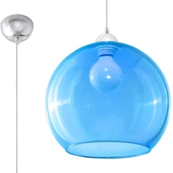 Discount MyMobel Sollux Lámpara colgante BALL azul