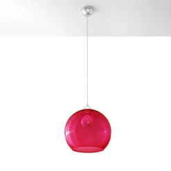 Clearance MyMobel Sollux Lámpara colgante BALL roja