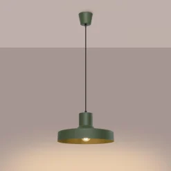 Clearance MyMobel Sollux Lámpara colgante BILO verde oliva No aplicable