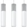 Discount MyMobel Sollux Lámpara colgante BORGIO 3L blanca