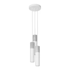 Sale MyMobel Sollux Lámpara colgante BORGIO 3P blanca