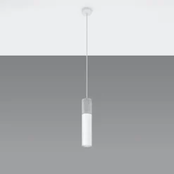 Sale MyMobel Sollux Lámpara colgante BORGIO 1 blanco