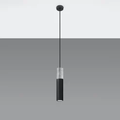 Sale MyMobel Sollux Lámpara colgante BORGIO 1 negro