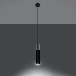Sale MyMobel Sollux Lámpara colgante BORGIO 1 negro