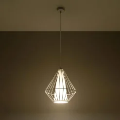 Hot MyMobel Sollux Lámpara colgante DEMI blanca