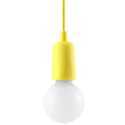 Sale MyMobel Sollux Lámpara colgante DIEGO 1 amarillo