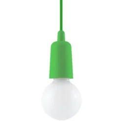 Hot MyMobel Sollux Lámpara colgante DIEGO 1 verde