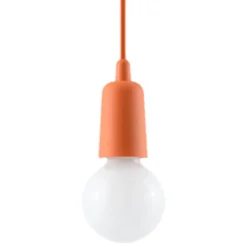 Sale MyMobel Sollux Lámpara colgante DIEGO 1 naranja