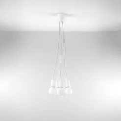 Best MyMobel Sollux Lámpara colgante DIEGO 5 blanco
