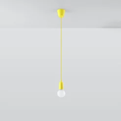Sale MyMobel Sollux Lámpara colgante DIEGO 1 amarillo
