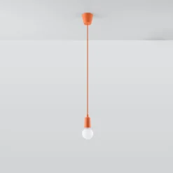Sale MyMobel Sollux Lámpara colgante DIEGO 1 naranja