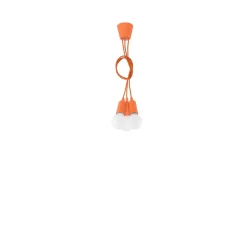 Fashion MyMobel Sollux Lámpara colgante DIEGO 3 naranja