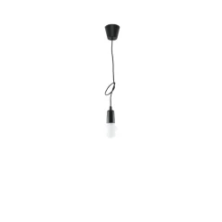 Outlet MyMobel Sollux Lámpara colgante DIEGO 1 negro