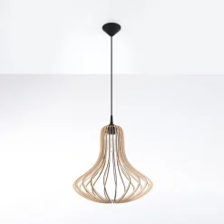 Outlet MyMobel Sollux Lámpara colgante ELZA madera