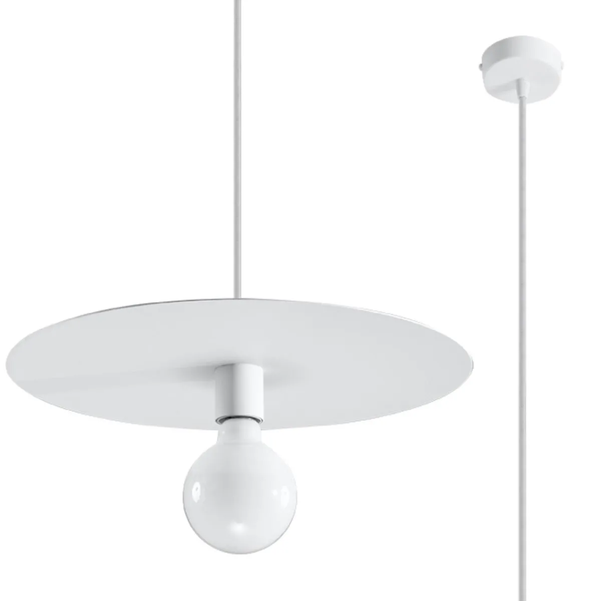 Outlet MyMobel Sollux Lámpara colgante FLAVIO blanca