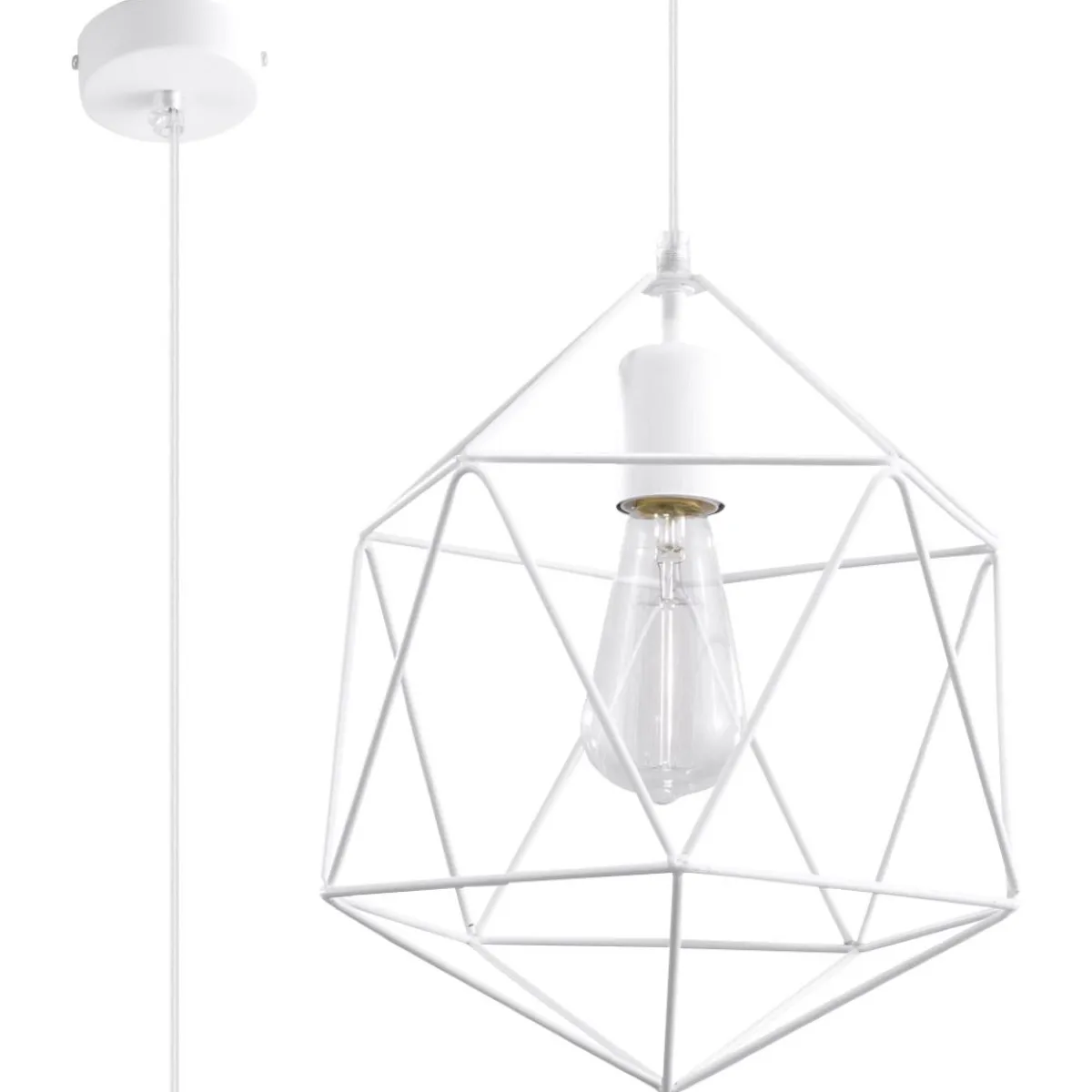 New MyMobel Sollux Lámpara colgante GASPARE blanca