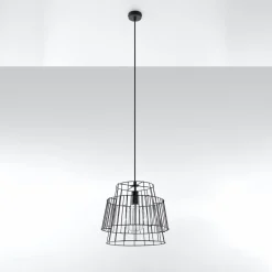 Sale MyMobel Sollux Lámpara colgante GATE negra