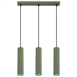 Best MyMobel Sollux Lámpara colgante KARBON 3L verde oliva N/A