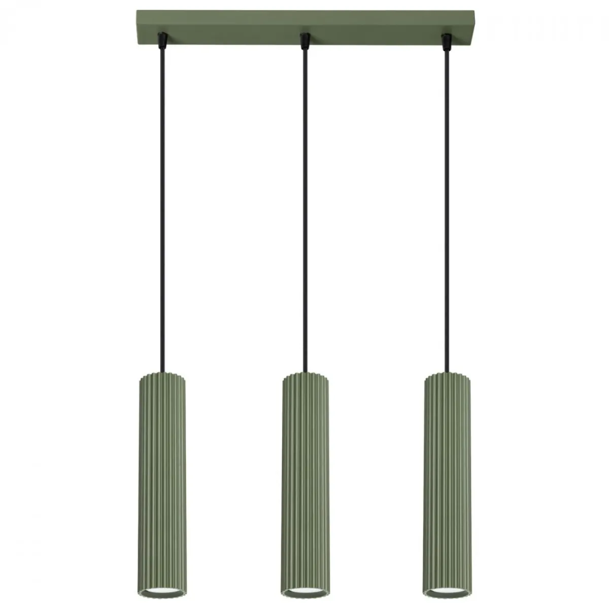 Best MyMobel Sollux Lámpara colgante KARBON 3L verde oliva N/A