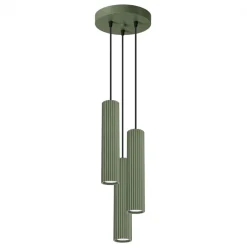 Best MyMobel Sollux Lámpara colgante KARBON 3P verde oliva N/A