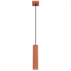 Hot MyMobel Sollux Lámpara colgante KARBON 1 rojo ocre N/A