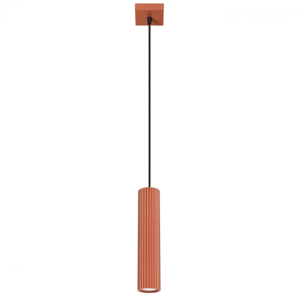 Hot MyMobel Sollux Lámpara colgante KARBON 1 rojo ocre N/A