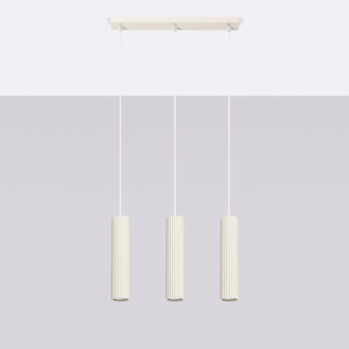 Discount MyMobel Sollux Lámpara colgante KARBON 3L beige N/A