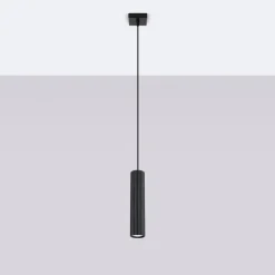 Hot MyMobel Sollux Lámpara colgante KARBON 1 negro N/A