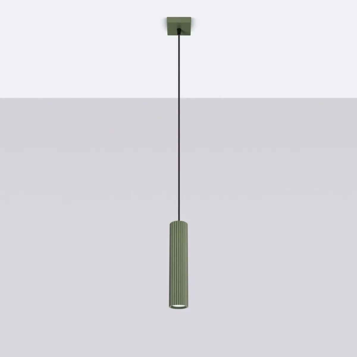 New MyMobel Sollux Lámpara colgante KARBON 1 verde oliva N/A
