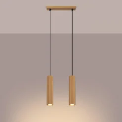 Clearance MyMobel Sollux Lámpara colgante KARBON 2 oro N/A