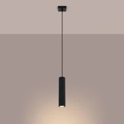 Hot MyMobel Sollux Lámpara colgante KARBON 1 negro N/A