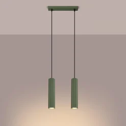 Sale MyMobel Sollux Lámpara colgante KARBON 2 verde oliva N/A