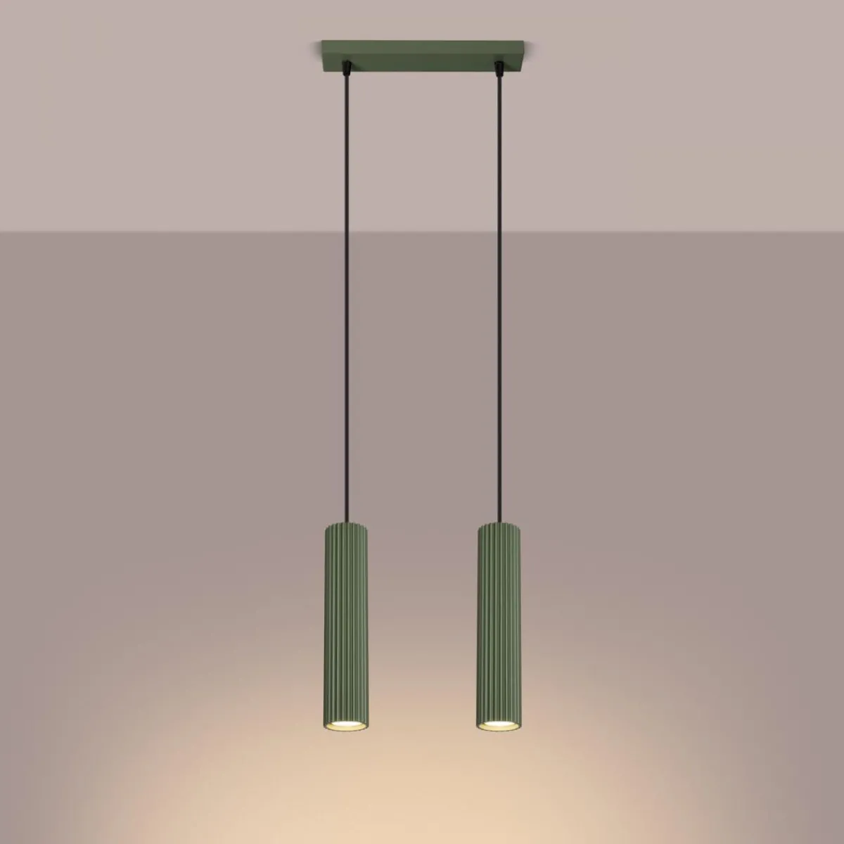 Sale MyMobel Sollux Lámpara colgante KARBON 2 verde oliva N/A