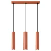 Clearance MyMobel Sollux Lámpara colgante LAGOS 3L rojo ocre N/A