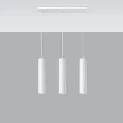 Outlet MyMobel Sollux Lámpara colgante LAGOS 3L blanca