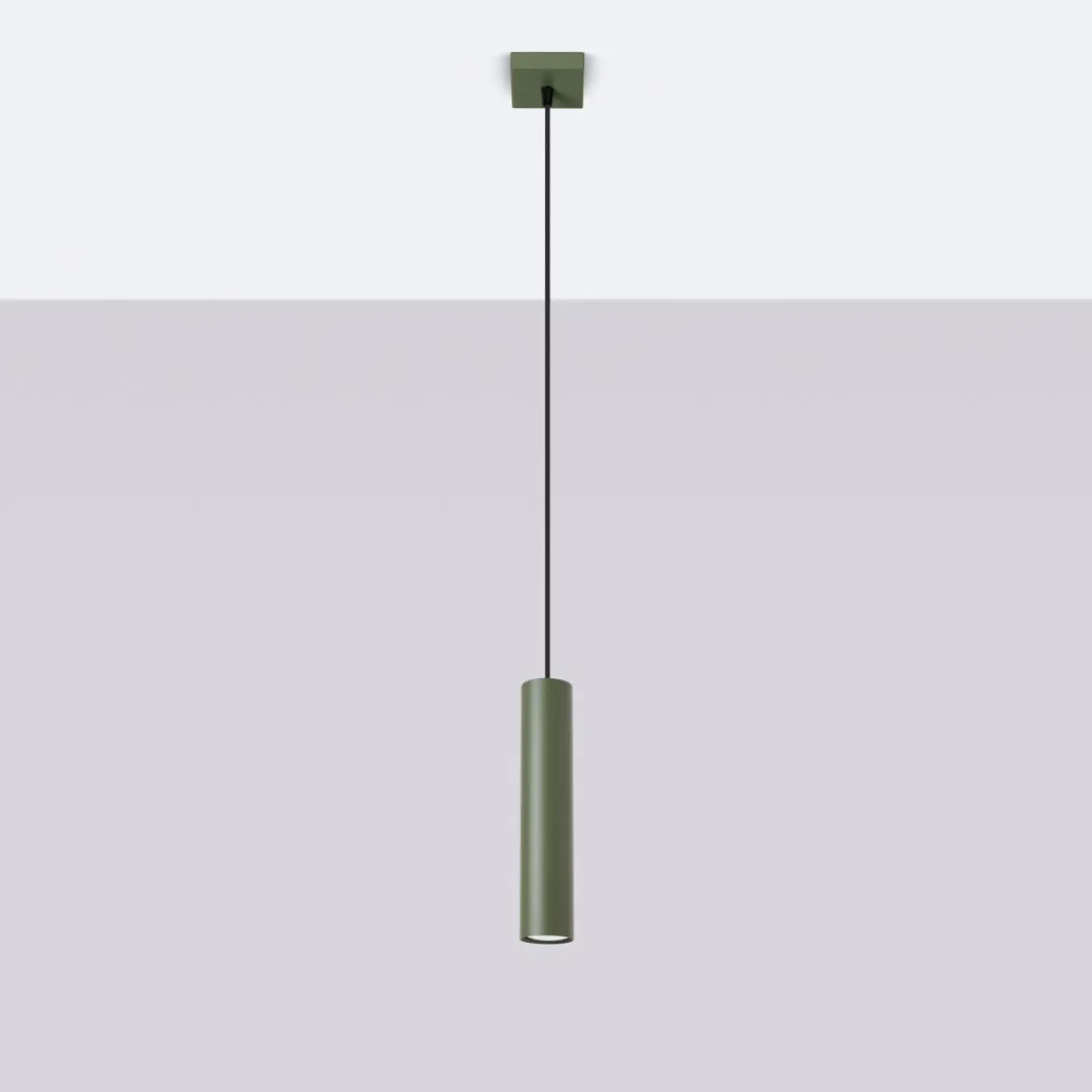 Clearance MyMobel Sollux Lámpara colgante LAGOS 1 verde oliva N/A