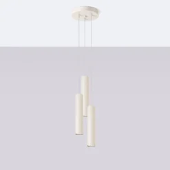 Outlet MyMobel Sollux Lámpara colgante LAGOS 3P beige N/A