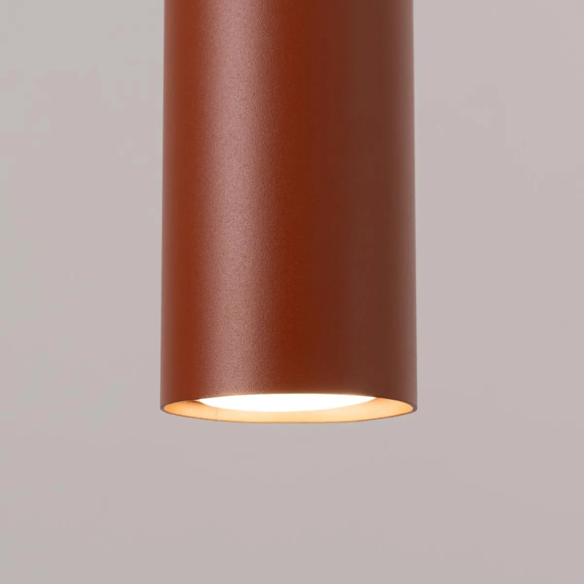 Hot MyMobel Sollux Lámpara colgante LAGOS 2 rojo ocre N/A