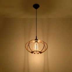 Fashion MyMobel Sollux Lámpara colgante MANDELINO madera natural