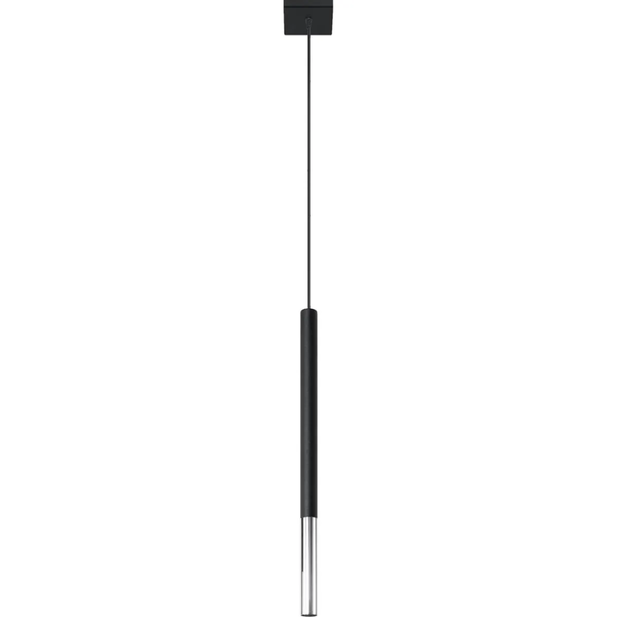 Fashion MyMobel Sollux Lámpara colgante MOZAICA 1 negro/cromo