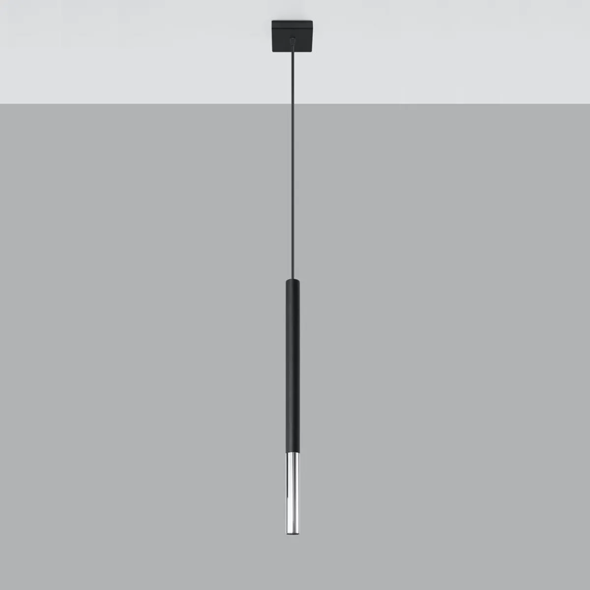 Fashion MyMobel Sollux Lámpara colgante MOZAICA 1 negro/cromo