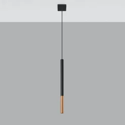 Sale MyMobel Sollux Lámpara colgante MOZAICA 1 negro/cobre