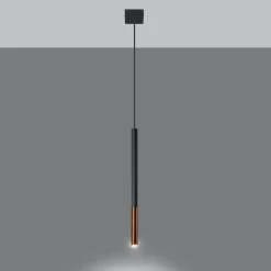 Sale MyMobel Sollux Lámpara colgante MOZAICA 1 negro/cobre