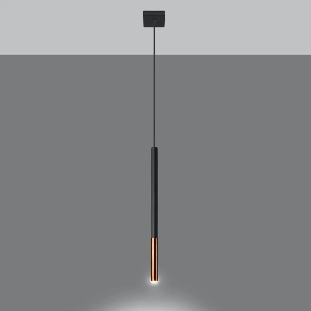 Sale MyMobel Sollux Lámpara colgante MOZAICA 1 negro/cobre