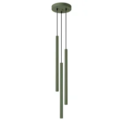 Outlet MyMobel Sollux Lámpara colgante PASTELO 3P verde oliva N/A