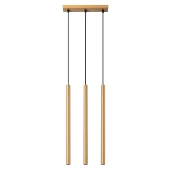 Fashion MyMobel Sollux Lámpara colgante PASTELO 3L oro