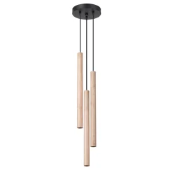 New MyMobel Sollux Lámpara colgante PASTELO 3P madera