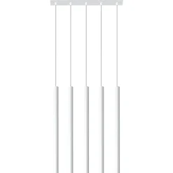 Discount MyMobel Sollux Lámpara colgante PASTELO 5 blanco