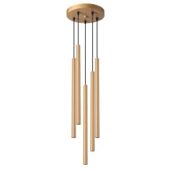 Fashion MyMobel Sollux Lámpara colgante PASTELO 5P oro